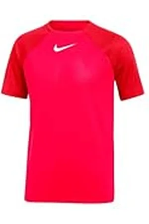 Nike Unisex kort ärm Top Y Nk Df Acdpr Ss Top K, Bright Crimson/University Red/Vit, DH9277-635, L
