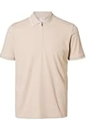 SELECTED Slhfave Sport Zip Ss Polo Noos, , M
