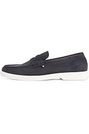 Tommy Hilfiger Herr NUBUCK P LOAFER, BLÅ (ökenhimmel), 7 UK, , 41 EU