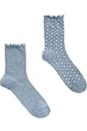 Koton Kvinnor hjärta strumpor set 2-pack ruffle detalj, , One Size