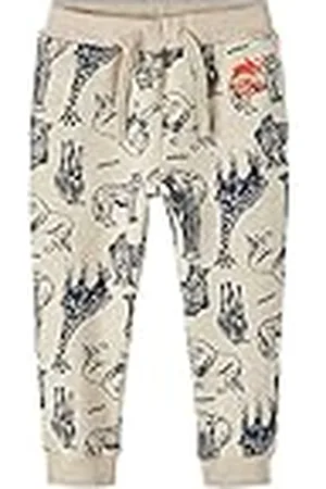 NAME IT Nmmjec Animalplanet Swe Pants UNB Bfu Sportbyxor för barn, , 86