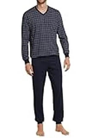 Schiesser Herren Schlafanzug lang mit Bündchen - Nightwear Set