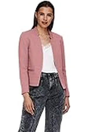 ONLY Dam ONLADDY-Linea L/S kort blazer CC TLR, Withered Rose/Detalj: Melange, XL EU, Withered Rose/Detalj: melange, XL