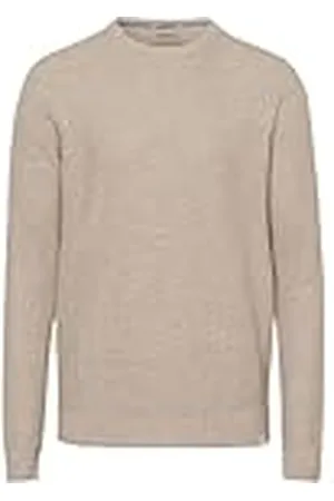 Brax Rick stil tröja i bomull och linne blandad, mysigt linne, XXXL herr, , 3XL