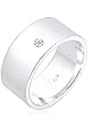 Elli Premium kvinnors subtil vänskapsring 925 sterlingsilver diamant 0601640218, 56 EU, Sterlingsilver, Diamant