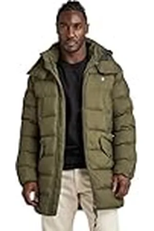 G-Star G-Whistler vadderad parkas jackor med huva för män, , S