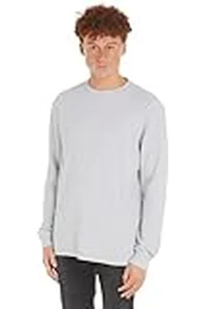 Tommy Hilfiger TJM Reg Ls våffeltröja för män L/S stickade toppar, , M