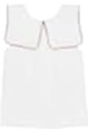 Gocco Flickor Camisa Con Cuello Grande Bordado-skjorta, , 10 År
