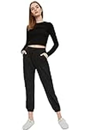 Trendyol Kvinnors Thessaloniki Basic stickad tracksuit sweatpants, XS