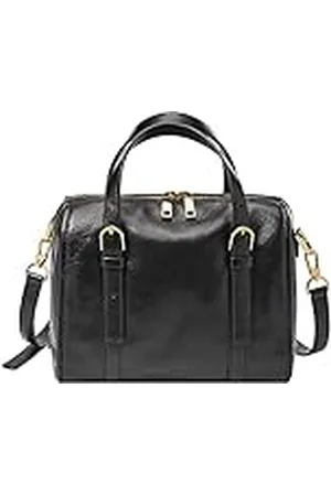 Fossil Väska för kvinnor, Carlie Ekoläder Väska med axelväska, ZB1772001, 25,4cm L x 13,97cm W x 20,32cm H