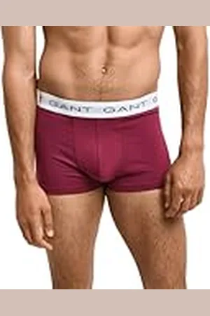 GANT Boxershorts för män, 3-pack boxershorts, vit, M, Vit, M