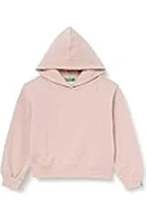 Benetton Flicka Maglia C/CAPP. M/L 30HFC201R tröja med huva, rosa Antico 78G, M