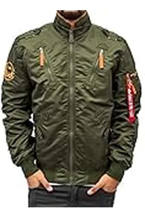 Alpha Industries Falcon II Bomberjacka för män Dark Green