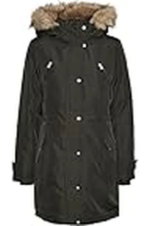 VERO MODA Bestseller a/s Damparkas VMTRACK Coat GA kappa, Peat, XS