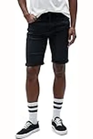 Koton Herr denim knäppt ficka vikta ben detaljerade bomullsshorts, , 36 SE