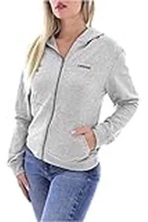 Calvin Klein Huvtröja med dragkedja för kvinnor, , XS