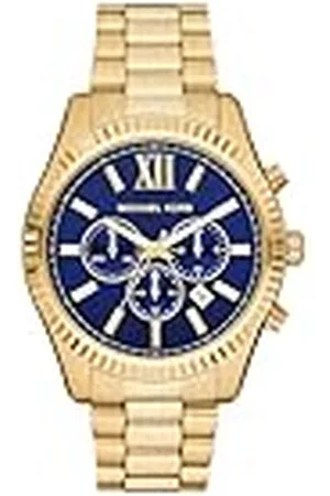 Michael Kors Lexington Herrklocka, kronografverk med armband i rostfritt stål eller läder