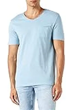Koton Män Basic T-shirt V-hals ficka detaljerad kortärmad, , M