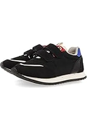 Gioseppo Svarta sneakers med justerbar stängning och återvunnen eva-gummisula för flickor och pojkar raggal, , 27 EU