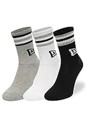 New Era Unisex Stripe Crew strumpor, , 35–38