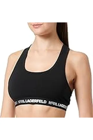 Karl Lagerfeld Dam BH, svart/silver, S