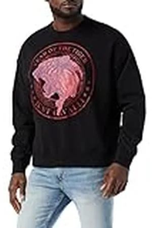 Roberto Cavalli Felpa sport huvtröja för män, , M