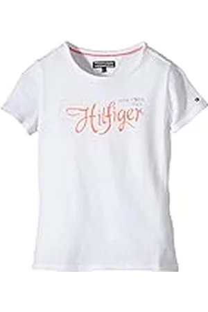 Tommy Hilfiger Flickors Bay Mini CN Stickad S/S T-shirt, , 6 År