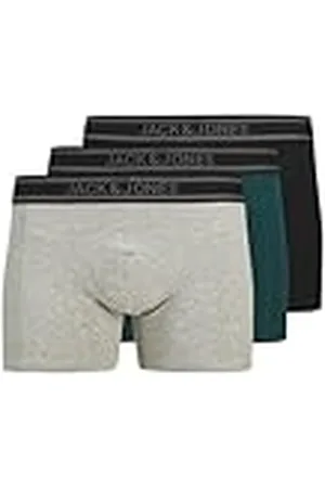 JACK & JONES Kyle Boxershorts med solid trunk för män (3-pack)