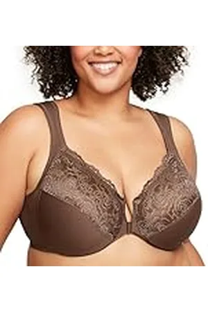 Glamorise Dam Full Figur Wonderwire Front Close BH #1245, , 100E