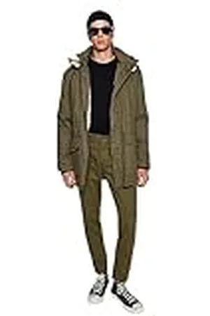 Trendyol Man normal passform parkas huva vävd jacka, , L, , L