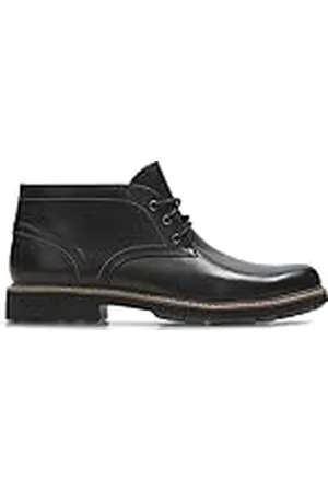 Clarks Herr Batcombe Lo Chelsea Boots, Svart svart läder, 44.5 EU