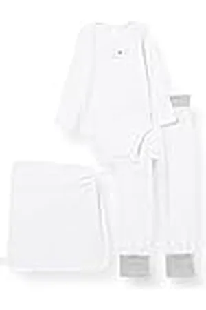Schiesser Unisex baby presentset för födelsen spädbarn byxa body mops litet underklädesset