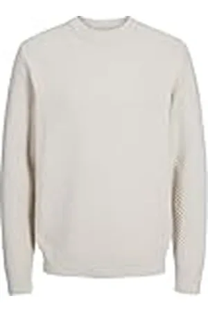 JACK & JONES JACK&JONES JCOALPHA stickad crew neck, , XXL