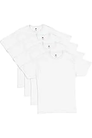 Hanes Herr Essentials T-shirtpaket, Crewneck bomulls-t-tröjor för män, 4 eller 6-pack tillgängliga, , 4XL