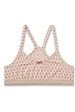 Sanetta Flicka bustier racerback spagettiremmar vävgummi ekologisk bomull, , 176 cm