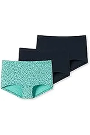 Schiesser Mädchen 3 PACK Unterwäsche Shorts weiches Bündchen - 95/5 Organic Bio Baumwolle - Größe 140 bis 176