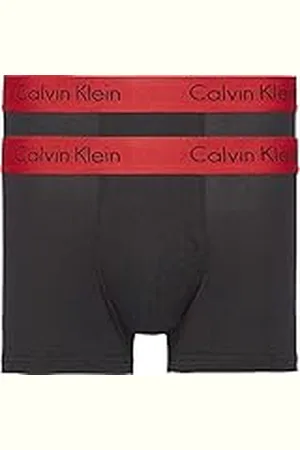 Calvin Klein Boxershorts för män (förpackning med 2), Svart W Impact Wb, M