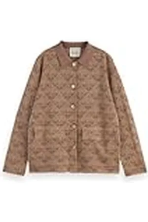 Scotch&Soda Monogram jacquard stickad jacka, , XL