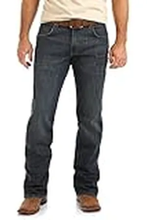 Wrangler Herr retro avslappnad passform stövel skärning jeans, , 35W x 34L