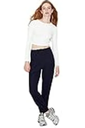 Trendyol Dam Dam Loungewear hög midja joggingbyxor, , XS