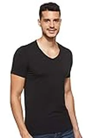 JACK & JONES T-shirt för män, basic v-ringad t-shirt, , M