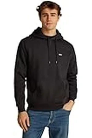 Tommy Hilfiger Herr TJM REG S FLAG FLEECE HOODIE DM0DM20742BDS007 dragkedja genom huvtröja, , XXXL, , 3XL stor
