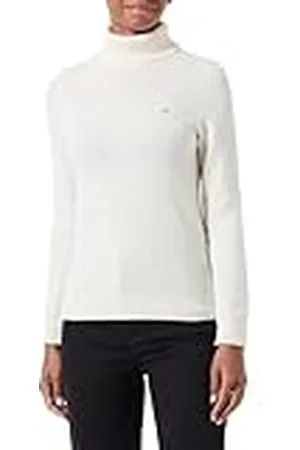 GANT Extrafin lammull rullkrage, , XS