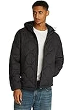 Tommy Hilfiger Herr ONION QUILTAD HUVA JACKA MW0MW36585, pufferjacka, svart, L, , L