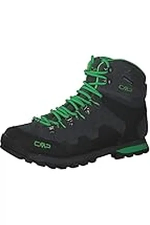 CMP Athunis Mid Trekking Shoe Wp herr Promenadsko Mid-top ,Grå verde fluo, 40 EU