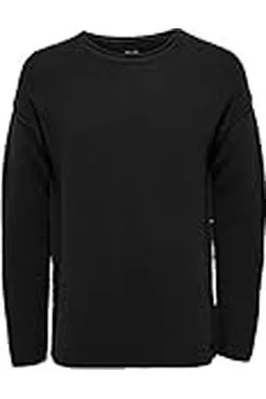Only & Sons Only and Sons mäns ONSGALLIARD stickad O-ringad NORM långärmad jumper