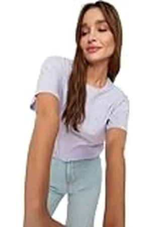 Trendyol Basics oversize basic stickad t-shirt med rund hals, , L