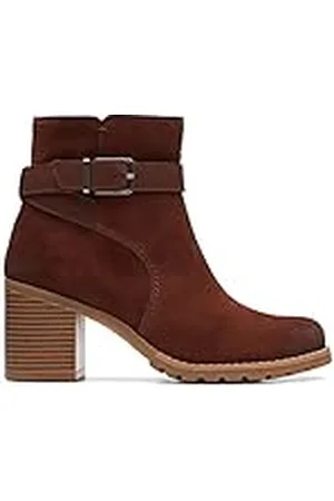 Clarks Dam Clarkwell Hall modestövlar, brittisk ljusbrun SDE, 42 EU, , 42 EU