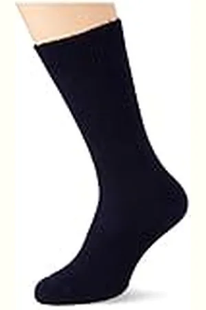 Damart Thermolactyl Mi-Bas Bouclette - optimal värmeisolering - strumpor med hög skaft, mesh jersey - marinblå, 35-37, , 35/37 EU