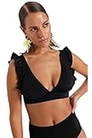 Trendyol Kvinnor triangel vävd bikinitopp, , 42